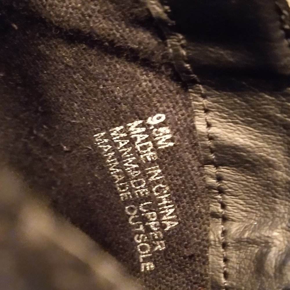 MIA - BLACK WEDGE SNEAKERS - SIZE 9.5 - GOOD CONDITION - Picture 8 of 9